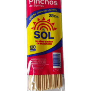 Pinchos de bambú