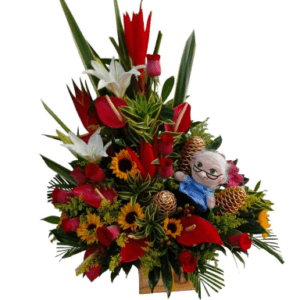 Arreglo flor natural